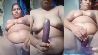 Bokep Binal Boudi Montok Main Terong 2 Biji Di Lubang Sange.
