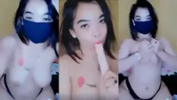 Tante Miya Remas Tetek, Live Bikin Kering