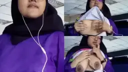Hijab Nakal Pamer Memek Di Kantor Bikin Makin Basah.