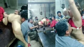 Murah Banget, Pelacur Desi Ngehibur Rombongan Pria Di Video Mesum.