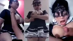 Tante Miraindira Pake Kostum Pelayan Nakal, Jeritannya Bikin Pengen Digebukin.