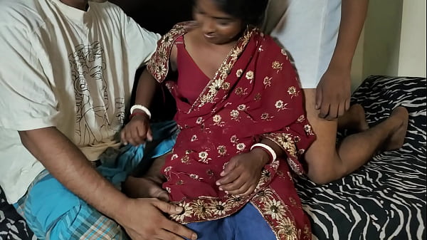 Bhabhi Manis Selingkuh Dari Suami, Digebrak Bareng Dua Adik Tiri